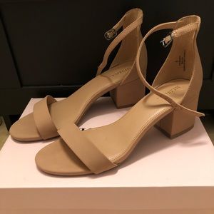 Merona open toe heels
